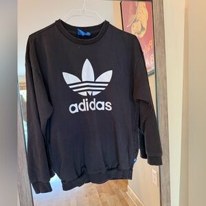 Adidas Women’s Black Crewneck Sweater